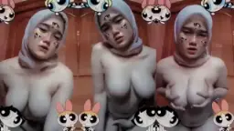Remas Susu Montok Rayud Hijab Sampai Merem Melek