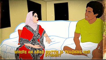 Guru Arab Montok Dengan Pantat Gede Ngajarin Murid Trik-trik Nakal Bikin Basah.