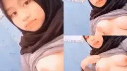 Bocil Smp Cantik Berhijab Pamer Belahan Dada.