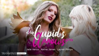 Kenna James, Lauren Phillips, Jade Venus Di Trans Fixed – Panah Cupid Nembus Lubang, Bikin Muncrat Sampai Pingsan