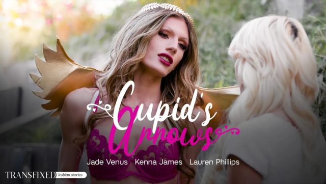 Kenna James, Lauren Phillips, Jade Venus Di Trans Fixed – Panah Cupid Nembus Lubang, Bikin Muncrat Sampai Pingsan