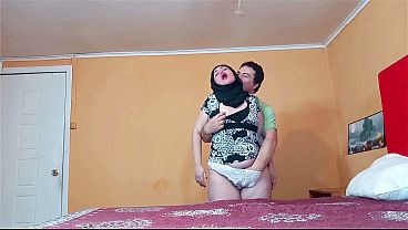 Wanita Berhijab Digebrak Dari Belakang Gaya Doggy