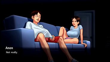 Ibu Tiri Melirik Ke Belakang, Pandangan Nakal Penuh Janji (18+)