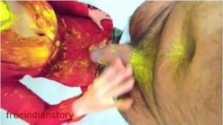 Pasangan Mesum Ini Main Chuda Chudi Di Hari Holi, Bikin Makin Panas Basah Kuyup.