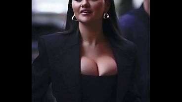 Selena Gomez Membungkuk Dengan Gaya Bikin Ngilu, Ai Bikin Makin Panas.