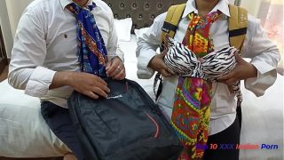 Gadis Desi Lugu Dikencani Murid Desi Paling Bejat Di Hotel Oyo, Pertama Ketemu Langsung Ngentot